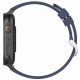 7. GRAVITY GT15-12 Women's Smartwatch Navy Blue Silicone Strap + Black Bracelet