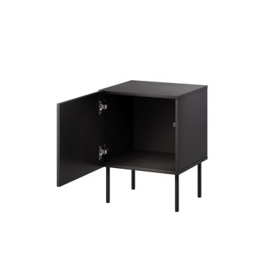 2. Bedside table 2 pcs SIENA 44.5x40x59 black matt