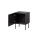 2. Bedside table 2 pcs SIENA 44.5x40x59 black matt
