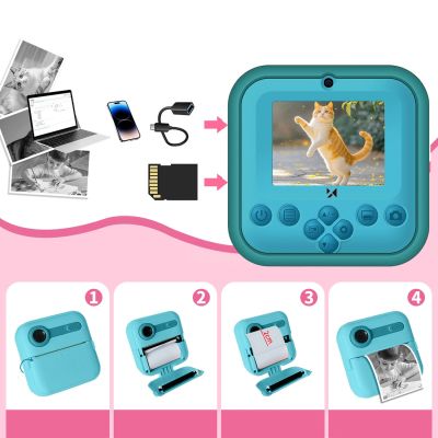 5. Wozinsky WDT-04 thermal printer camera for kids - green