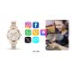 21. VELTORI VT350-1 Women's Smartwatch Rose Gold Bracelet