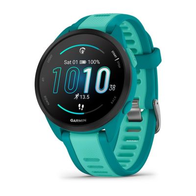 Garmin Forerunner 165 Music AMOLED 43mm Turquoise Aqua Sports Watch