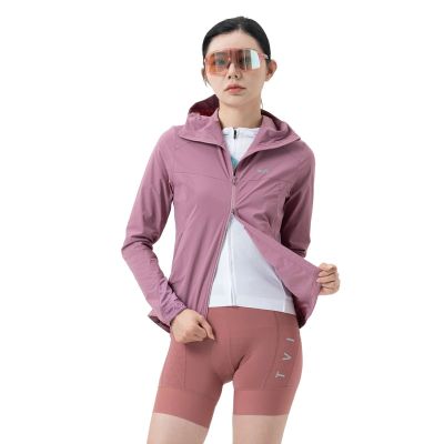 2. Rockbros YPW079 TVI Women's Cycling Jacket with Hood Size M - Pink