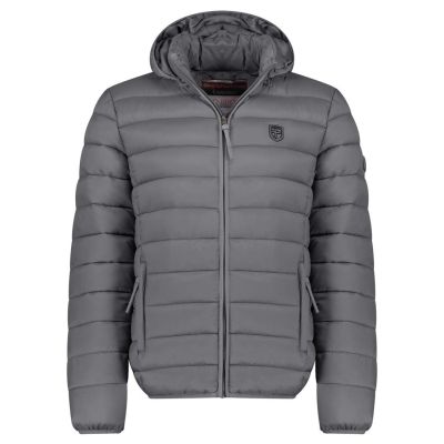 Geographical Norway men's jacket AMIGOTAL HOOD DB DGREY MEN 233 DARK GRAY (WZ5179H/GN-GRIS FONCÉ)