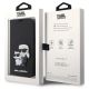 7. Karl Lagerfeld KLBKP14LSANKCPK iPhone 14 Pro 6.1" bookcase black/black Saffiano Karl & Choupette