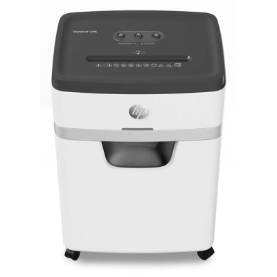 2. HP ONESHRED 12MC Shredder, micro-cut, P-5, 12 sheets, 25 l, light grey
