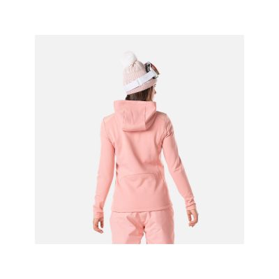 4. Rossignol W Classique Hybrid Clim Jacket Pink