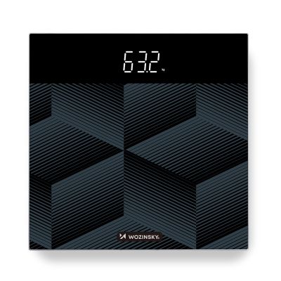 2. Wozinsky WAL-180 Bathroom Scale up to 180 kg Accurate - Black
