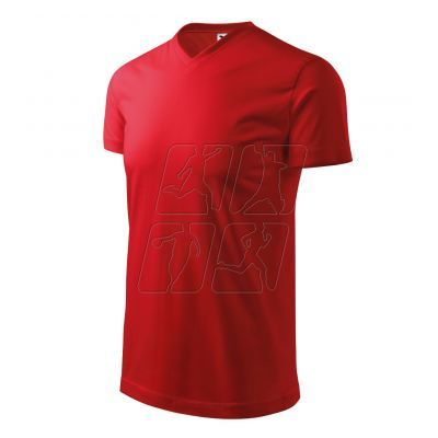 Malfini Heavy V-neck M MLI-11107 T-shirt red