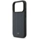 6. Mercedes Leather Laurel Leaves Stripes MagSafe Case for iPhone 17 Pro - Blue