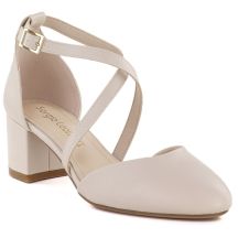 Beige Sergio Leone SK824 women's sandals with straps