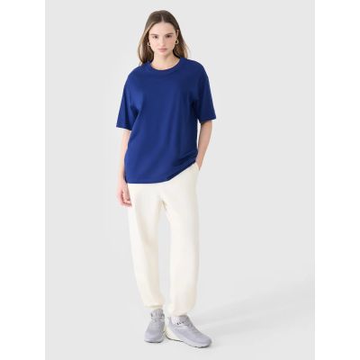 2. Women's oversize plain T-shirt 4F 4FRSS25TTSHF2694-31S