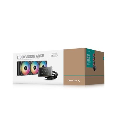 8. DeepCool LT360 VISION ARGB Processor Liquid Cooling Kit 12cm Black 1 pc.