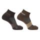 SALOMON EVASION ANKLE 2-PACK DARK EARTH/WALLNUT LC2910900