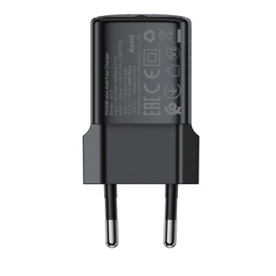 3. Acefast A117 GaN PD 20W USB-C Wall Charger - Black