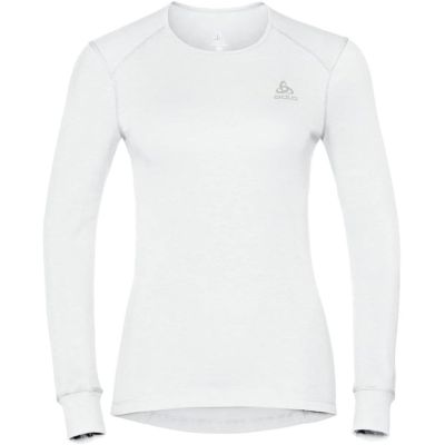 Odlo BL TOP crew neck l/s ACTIVE WARM ECO women's t-shirt size S White