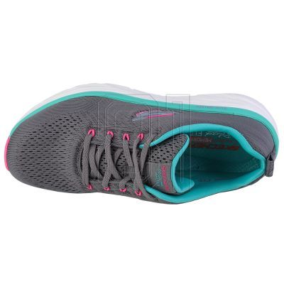 3. Skechers D'Lux Walker - Fresh Finesse 149368-GMLT Gray 37