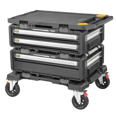 4. DeWALT DWST60520-1 Tool Box Metal, Plastic Black, Stainless Steel, Yellow