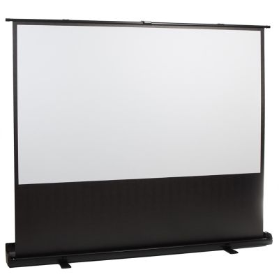 4. MACLEAN Portable Projection Screen, Compact, Floor-Standing, 100", 4:3, MC-211