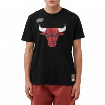 Mitchell &amp; Ness NBA Chicago Bulls Team Logo Tee M BMTRINTL1051-CBUBLCK