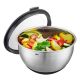 2. GEFU MUOVO Round Bowl 2.5 l Black, Stainless Steel 1 pc.