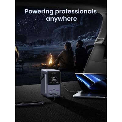 13. Ugreen Nexode Power Bank 48000 mAh Lithium Gray