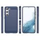 4. Carbon Case for Samsung Galaxy S23+ flexible silicone carbon cover blue