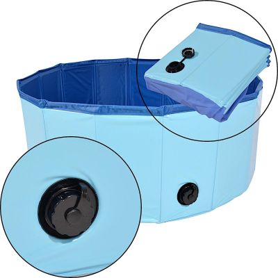 10. FOLDABLE GARDEN POOL FOR DOGS 80X30CM SASKA GARDEN