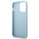 7. Guess Saffiano 4G Small Metal Logo Case for iPhone 13 Pro / 13 - Blue