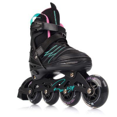 3. Meteor Roller Skates L 38-43 Buzzy Black/Pink/Mint