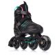 3. Meteor Roller Skates L 38-43 Buzzy Black/Pink/Mint