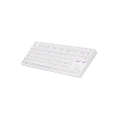 8. GENESIS Thor 404 TKL Keyboard Gaming USB QWERTY American International White