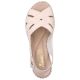 28. Rieker W RKR682 comfortable leather sandals beige