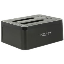 DeLOCK 62661 Hard Drive Docking Station USB 3.2 Gen 1 (3.1 Gen 1) Type-B Black