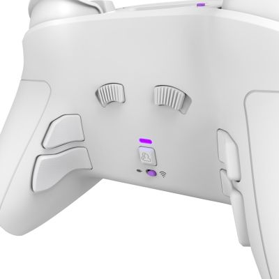 9. PDP 052-002-WH Game Controller Purple, White RF/USB Gamepad Analog/Digital PC, PlayStation 4, PlayStation 5