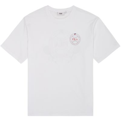4. Fila Parella men's T-shirt white FAM1108 10001