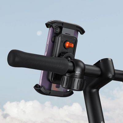 8. Baseus QuickGo phone holder - black