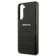 6. AMG AMHCS21FESGSEBK S21 FE G990 czarny/black hardcase Leather Debossed Lines