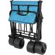 23. DELUXE FOLDABLE TRAVEL AND BEACH STROLLER 66x48x90CM WITH HANDLE, BLUE