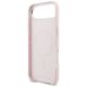 7. Karl Lagerfeld Karl & Choupette Head Pins Saffiano MagSafe iPhone Air Case - Pink