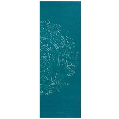 3. GAIAM Jade Mandala yoga mat 4mm 61972