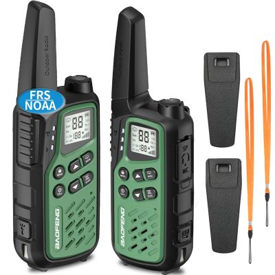 11. Baofeng BF-T25E walkie-talkie green, 2 pieces
