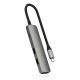 5. Satechi 4-in-1 USB-C Slim Multiport Adapter 4K (Space Gray)