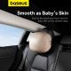 15. Baseus ComfortRide Series car headrest cushion with 2 materials - beige