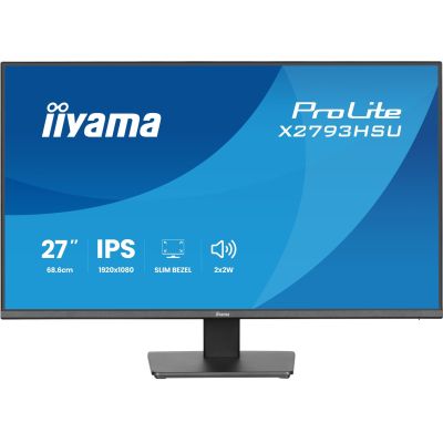 3. iiyama ProLite X2793HSU-B1 computer monitor 68.6 cm (27") 1920 x 1080 px Full HD LED Black