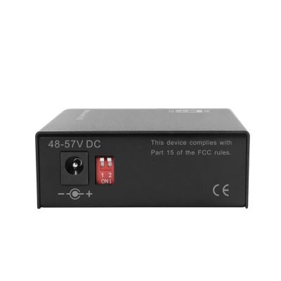 4. LevelOne GB Converter RJ45->SFP 1Gbps PoE PSE 30W