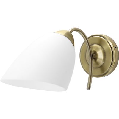 2. Classic single wall light Activejet NIKITA Patina E27 for the living room
