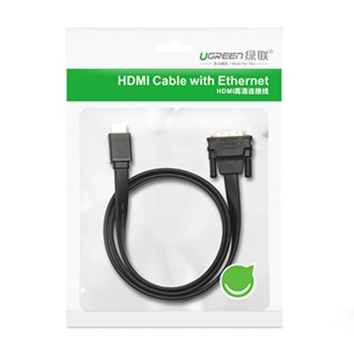 5. Ugreen bi-directional cable HDMI - DVI 2m black (HD106)