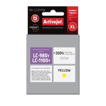 Activejet AB-1100YNX Ink (replaces Brother LC1100Y/980Y; Supreme; 19.5 ml; yellow)