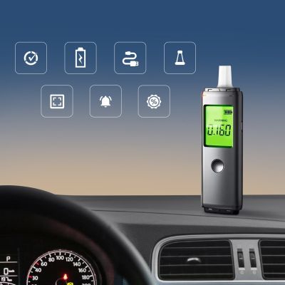 14. Extralink Alkologic PO-01 Semiconductor Breathalyzer